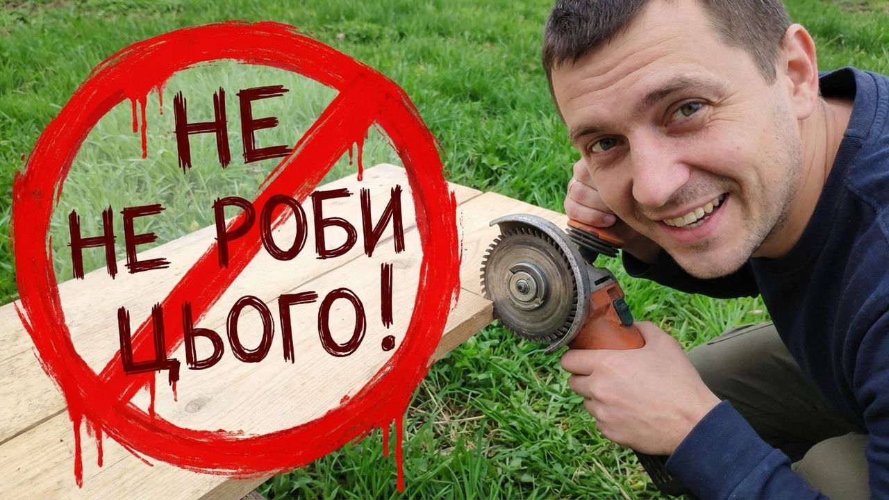 Цей диск для болгарки краще викинути: чому я нікому не раджу ним пиляти. Розповідаю про жорстоку реальність.