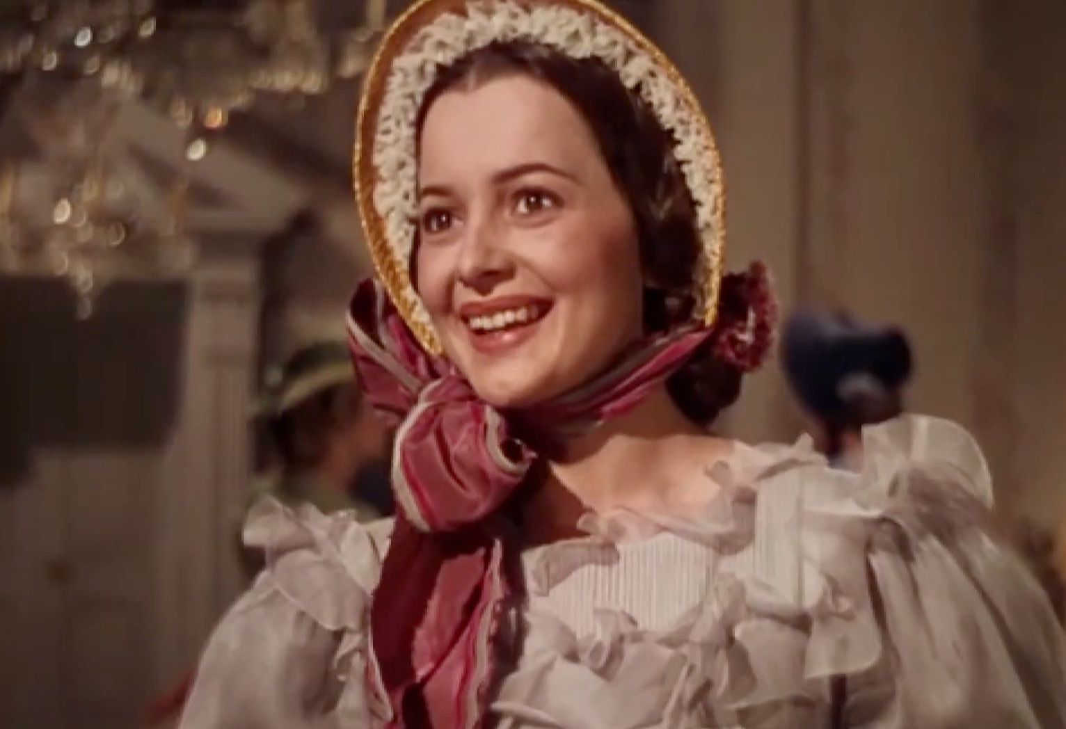 Олівія де Гевіленд у образі Мелані Гамільтон, акторка з фільму 'Віднесені вітром'